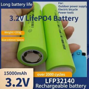 15Ah 리튬 배터리 48WH 대용량 스쿠터 셀 32140 LiFePO4 충전식 3.2V A급