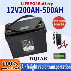 LIFEPO4 배터리 12V200AH-500AH 항공 운송 다양한 고출력 전원 사용 내장 100AH BMS