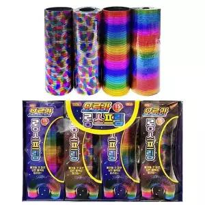 8개스프링 무지개롱스프링 계단 8개 놀이형 칼라스프링