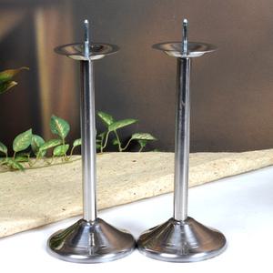 고급 스텐 촛대 2p/스텐27종 양초 받침대 제수 접시 술받침잔 휴대용제기 제사용품 불교용품