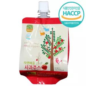 국내산 100% 착즙 NFC 사과주스 100ml 30팩 어린이주스