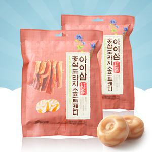 아이삼 홍삼도라지 소프트캔디 100g x5봉 사탕 운전자 간식 목건강 부모님 명절 선물