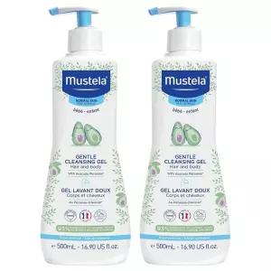 무스텔라 베이비 젠틀 클렌징 젤 500ml 2개 Mustela Gentle Cleansing Gel, Baby Hair & Body Wash