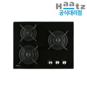 하츠 빌트인 가스레인지 3구 GC-3606EDBH 가스쿡탑 매립형
