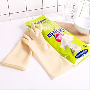 마미손 고무장갑 화이트 소(S) 양손, 왼손, 오른손 10개