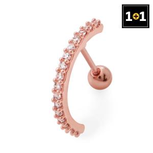 [미니아트] 1+1 14K 러블리 하프링 피어싱 gold-pin 한쪽판매