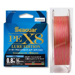 [09피싱]시가 PEX8 루어에디션 8합사 PE합사 라인원줄 배스 낚시줄