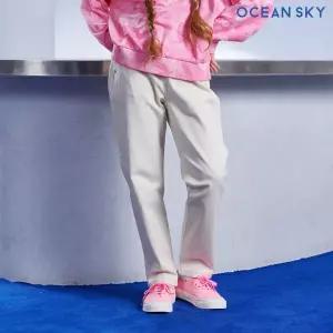 [보리보리/오션스카이]여아 배기핏 셔링 데님 팬츠-CAJG2352B05