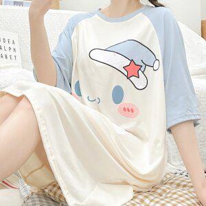 [디작소]여성 홈웨어 눈사람 빅사이즈 원피스 잠옷