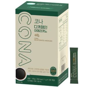 코나 디카페인 아메리카노 커피 100T