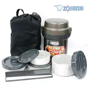 대용량 조지루시 보온도시락-JAF14 코끼리도시락 보온밥통 가방포함
