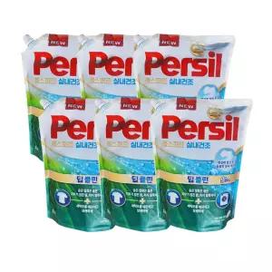 퍼실 딥클린 엑스퍼트 실내건조 2L 리필 6개 일반드럼겸용 액체세탁세제