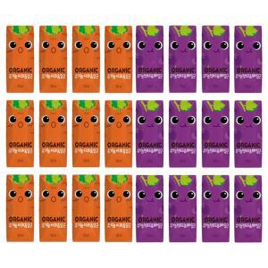 [음료센타]오가닉유기농 크니트니125ml 각12개씩 (총24팩)