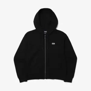 [FILA] 프리미엄 코튼폴리 스몰로고 후드집업 (FS2FTG1151F_BLK)