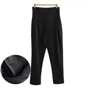 [보리보리/마미누리]편안한 임산부팬츠 밍크털 배기바지 겨울 임부복 빅사이즈 기모 밍크털