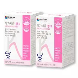 메가젠 메가세움 핑크 멀티 비타민 B1 B6 B12 C E 아연 30정 2세트(2개월분)