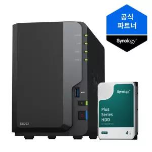 시놀로지 나스 DS223 NAS 2베이 4TB(4TBx1) HAT3300-4T