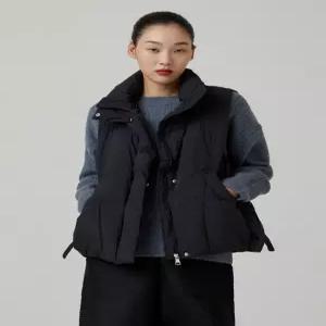 [플리츠미][플리츠미] [특가] 커브드 덕다운 패딩 베스트_EDVTW124003