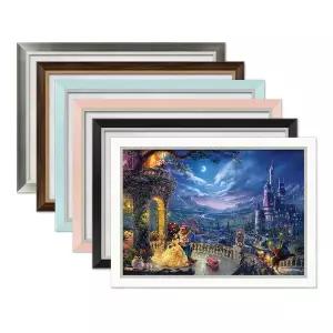 [보리보리/하비스]디즈니 킨케이드 미녀와 야수 퍼즐 1000P+모던 액자 세트