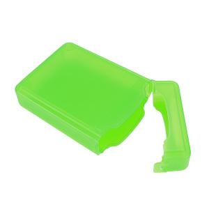 3.5인치 IDE SATA HDD 하드 드라이브 디스크 보관함 정리함 플라스틱 캐디 케이스green 그린