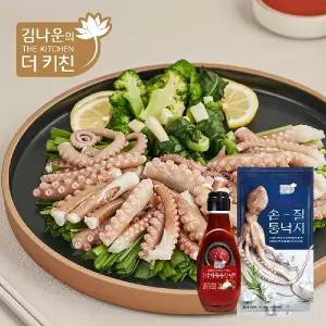 김나운더키친 손질 통낙지(5미) 280gX5팩+매콤 낙지볶음 소스 1통