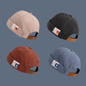 멜론캡 빈티지 빅사이즈 남성 와치캡 코튼 골무 힙합 통풍 데일리 대머리 사계절