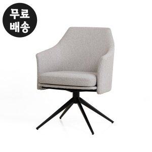 [벤티스가구]아워 패브릭 오토리턴 회전 의자 소파 명품 일인용 넓은 편한 모던 거실(그레이)