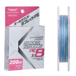 토레이 슈퍼 스트롱 PE X8 200m 합사 바다낚시줄 올라운드 수퍼스트롱 수파스트롱