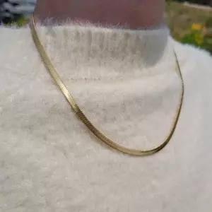 [노블른][노블른] 써지컬스틸 골드 도금 뱀줄 체인 목걸이 (8695461)