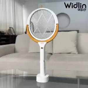 위들린 90도 회전 전기모기 파리채 휴대용 충전식 캠핑용 거치대 벽걸이 실내외 초파리 날벌레 퇴치