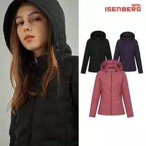 [아웃도어스/네파 이젠벅]후드 다운자켓 여성 3컬러 택1