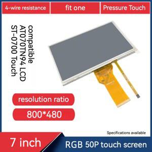 AT070TN94 20000938 800 480 TTL 스크린 ST 50P PC070TN98 30 00 AT070TN92 07001 터치 저항 PC070TN92 인치 LCD