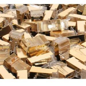 [ME10N289_55]단자 랜잭 랜공사 CAT7 RJ45 8P8C 100개