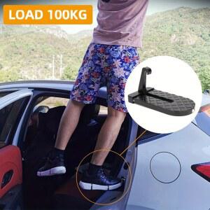 수하물 보조 워킹 계단 알루미늄 범용 자동차 지붕 선반 해머 접이식 합금 안전 도어 풋 페달