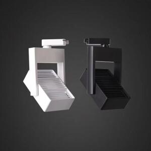 LED 트랙 조명 고정장치  COB 트랙 램프  스포트라이트 레일 천장 램프  천 가게 홈 침실용  2 와이어  3/4