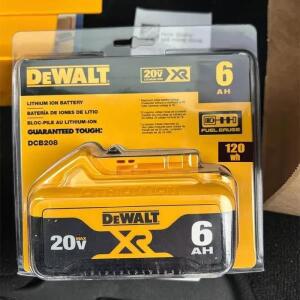 dewalt 호환 배터리 20V 6000MAh 18650 리튬 전동 공구 DCB184 충전식 세트