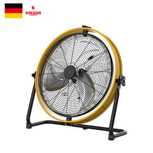 독일 크루거 업소용 공업용 캠핑용 선풍기(옐로우)