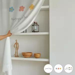 노바 패브릭 가림막 커튼 100x200cm 봉집 벨크로 창문 가리개 방문 주방 현관