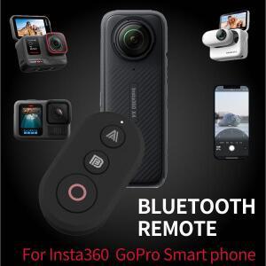 사진 셔터 버튼 컨트롤러 모션 카메라 Insta360 x5/X4/Ace PRO2/GOPRO13/12에 적합한 Bluetooth 원격 제어