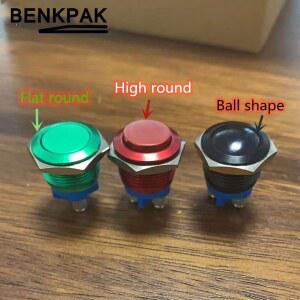 16MM 19MM 방수 금속 스위치 순간 푸시 버튼