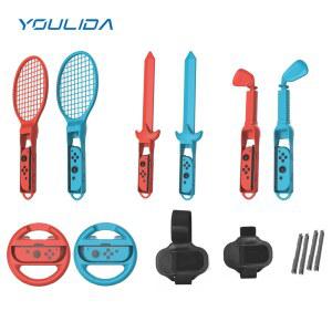 스위치 스포츠 게임 레이싱 스위치 액세서리 댄스 세트 체성 스트랩 라켓 펜싱 NS 손목 스티어링 감각