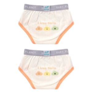 베이비플라넷 유아 배변훈련팬티 클라우드 코랄 L X2