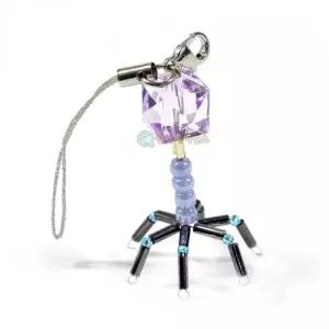 비즈 박테리오파지 열쇠고리(1인)