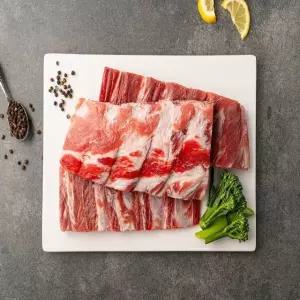 국내산 프리미엄 한돈 등갈비 1kg 12~15대 쪽갈비 바비큐