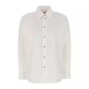 화이트 포플린 롱 슬리브 셔츠 838420V2H20 9000