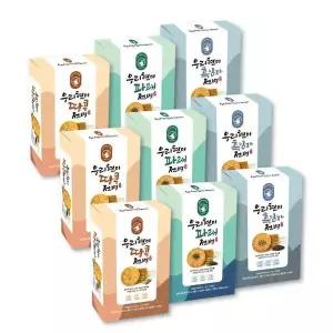 [하프클럽/신진제과]우리현미전병 9박스(흑임자3 땅콩3 파래3)