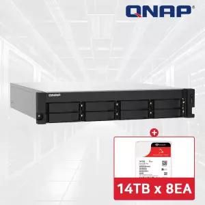 QNAP TS-832PXU-RP-4G NAS 8베이 아이언울프프로 112TB [14TBx8] HDD 포함