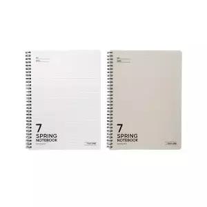 [하프클럽/]모닝글로리 스프링노트 줄공책 간격 PP표지 7mm