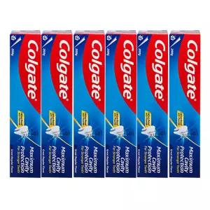 콜게이트 맥시멈 캐비티 프로텍션 그레이트 레귤러 플레이버 치약 200g x6개