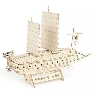 고품질 전통 미니 좌수영 거북선 모델 모형 장난감 조립형 장식용 예술품 (WFJPK2I)